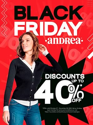 Catálogo ANDREA Black Friday 2024 | Hasta 40% OFF
